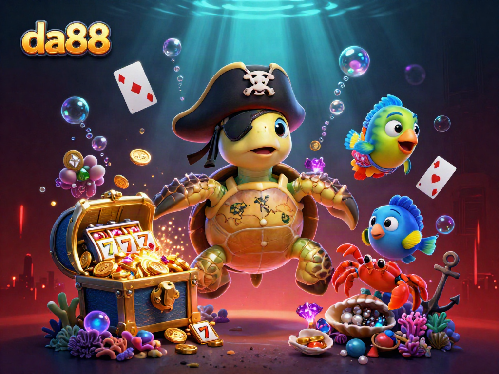 da88 offers thrilling underwater casino adventures with treasure-filled slots and vibrant sea creatures.