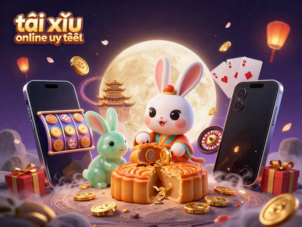 Experience the thrill of tài xỉu online uy tín with vibrant gaming elements and folklore characters.