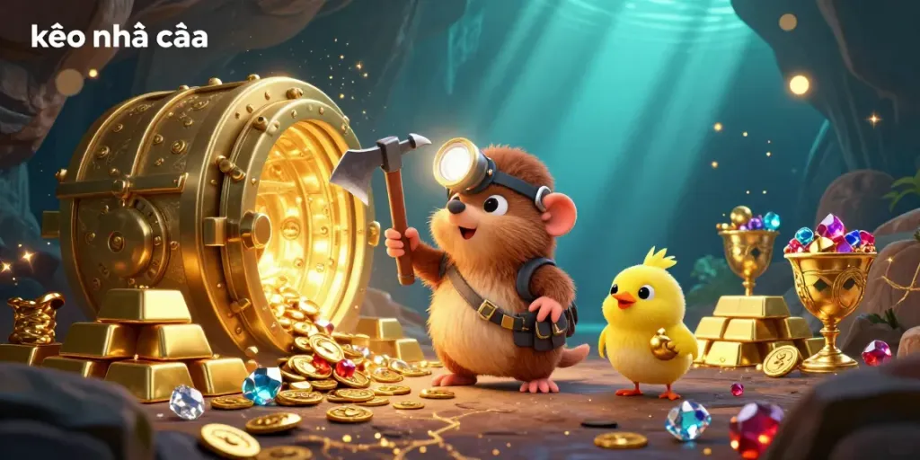 Win with kèo nhà cái by exploring treasure-rich caves filled with gold and gems.
