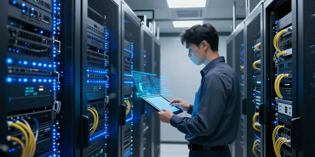 UK domain renewal prices displayed in a modern data center setting with advanced cloud technology.
