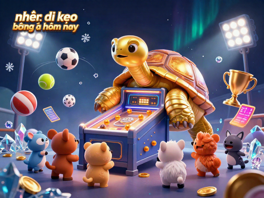 Engage with nhận định kèo bóng đá hôm nay in a vibrant 3D illustration featuring sports elements and excited characters.