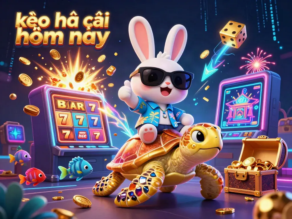 Engage with kèo nhà cái hôm nay while celebrating big wins with a lucky rabbit and golden sea turtle.