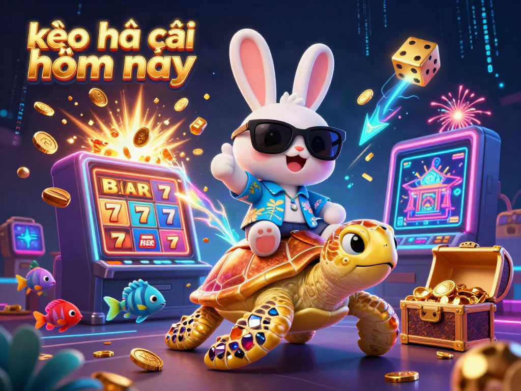 Engage with kèo nhà cái hôm nay while celebrating big wins with a lucky rabbit and golden sea turtle.
