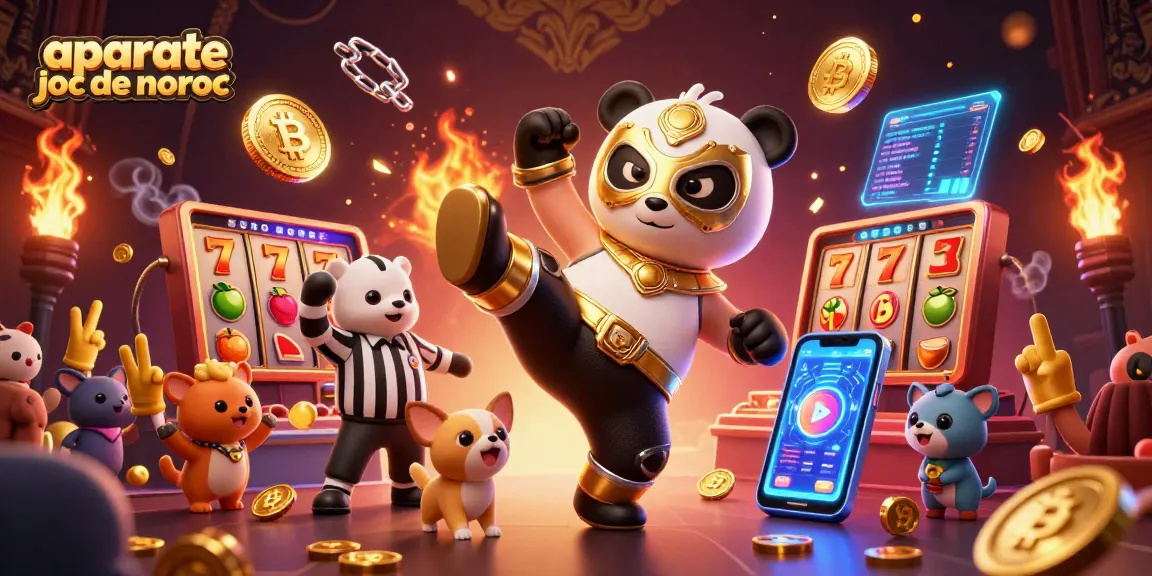 Aparate joc de noroc animate în luptă cu panda și chihuahua, pline de simboluri de câștig