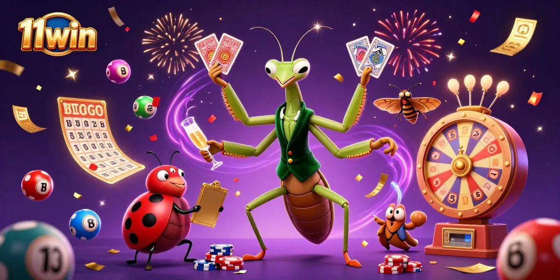 Engage in dynamic gaming at 11win with lively casino characters and vibrant elements.