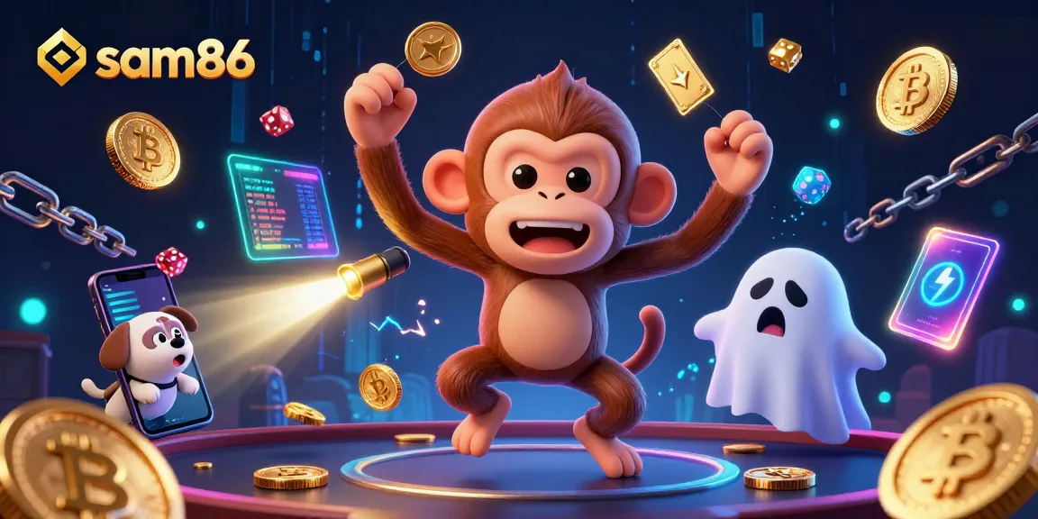 Engage in exciting games at sam86 with a lively atmosphere featuring playful characters!