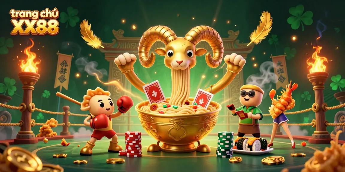 Experience the thrilling action at trang chủ XX88 with vibrant casino characters and dynamic game elements.