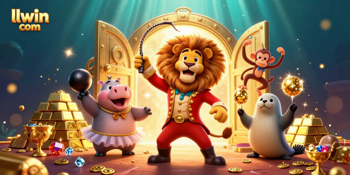 Experience thrilling gameplay at llwin com with vibrant casino characters and captivating treasures.